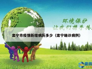 肃宁市疫情新增病历多少（肃宁确诊病例）
