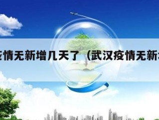 武汉疫情无新增几天了（武汉疫情无新增时间）