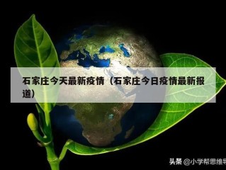 石家庄今天最新疫情（石家庄今日疫情最新报道）